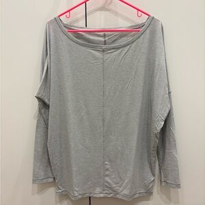 Athleta Wide Neck Long Sleeve